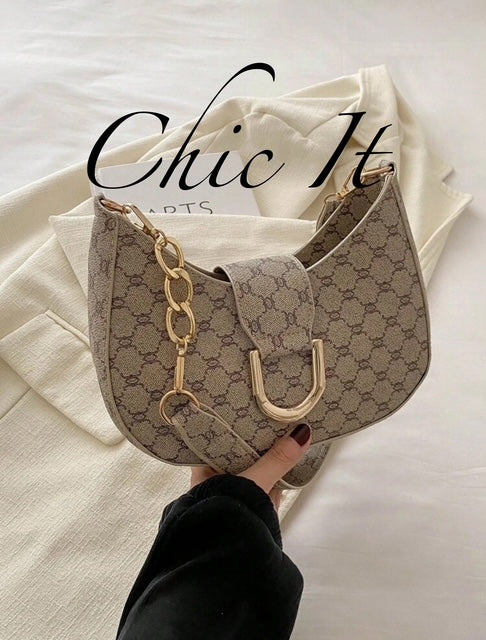Chic It Business Casual Small Hobo Bag