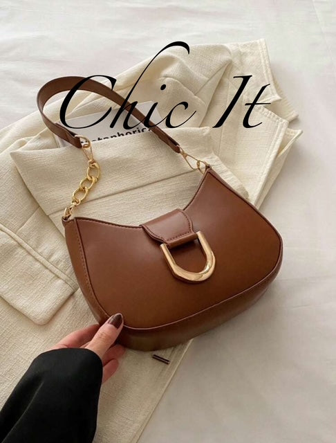 Chic It Business Casual Small Hobo Bag